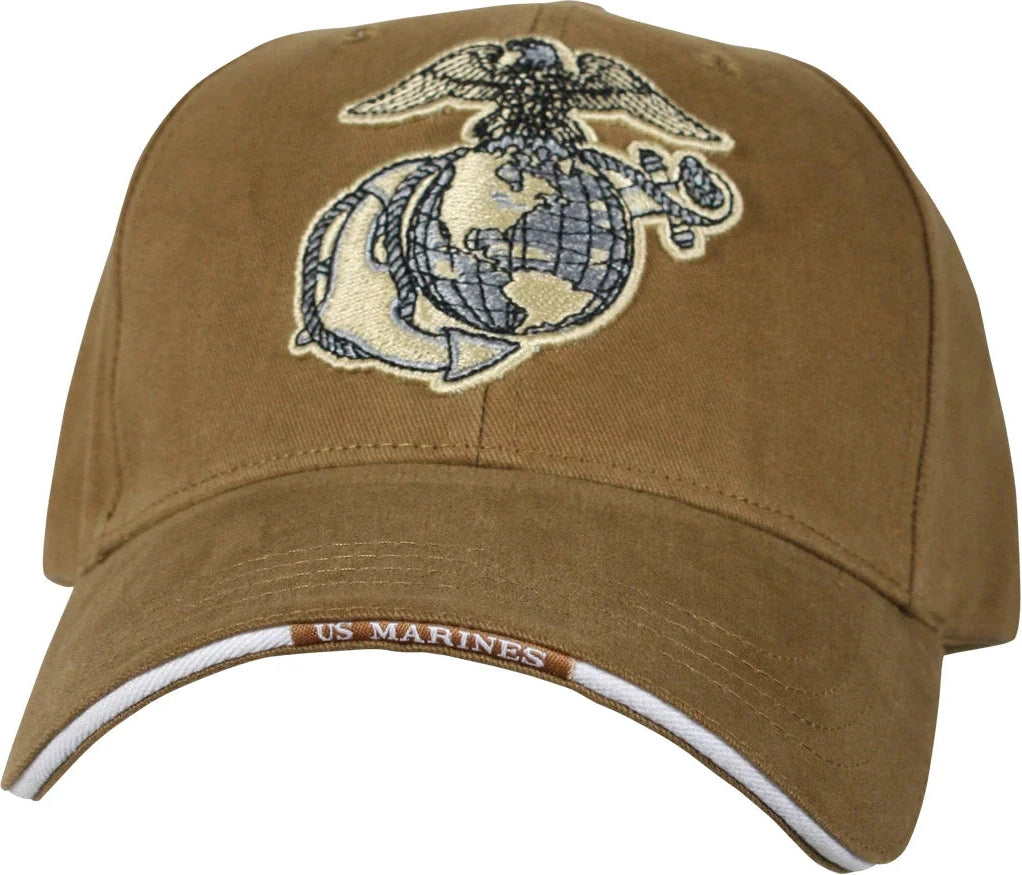 Deluxe Eagle Globe & Anchor Low Profile Cap
