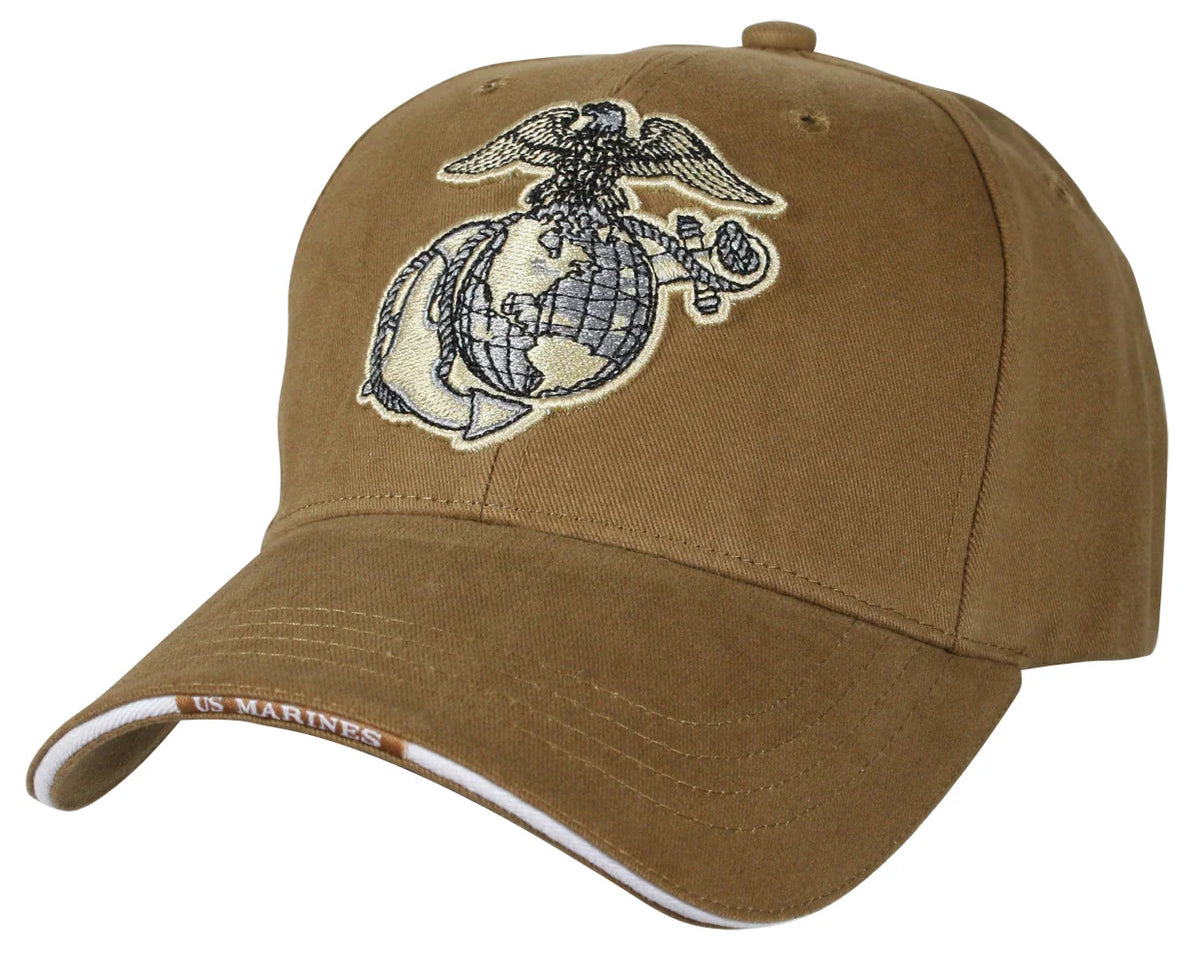 Deluxe Eagle Globe & Anchor Low Profile Cap
