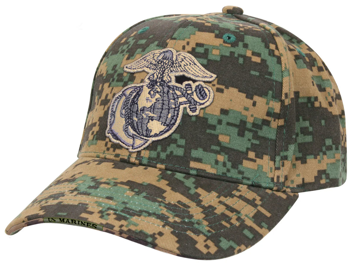 Deluxe Eagle Globe & Anchor Low Profile Cap