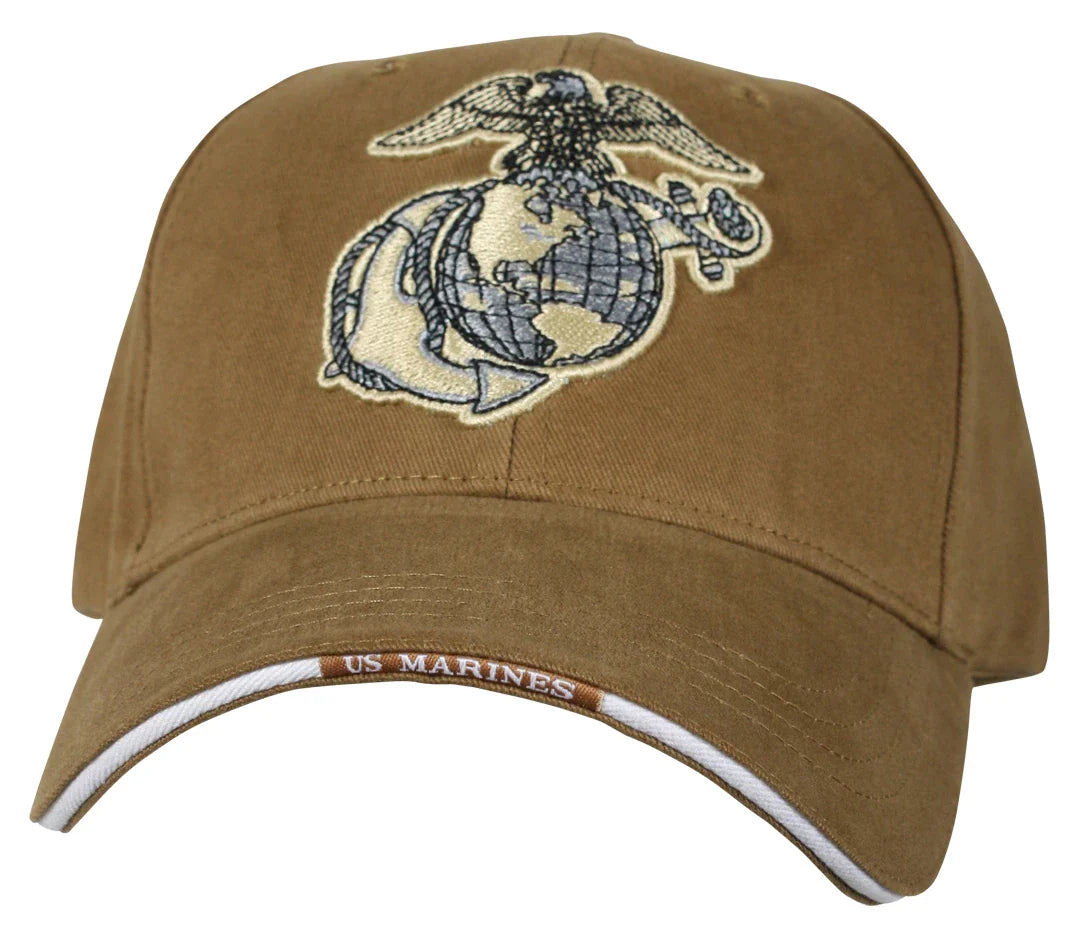 Deluxe Eagle Globe & Anchor Low Profile Cap