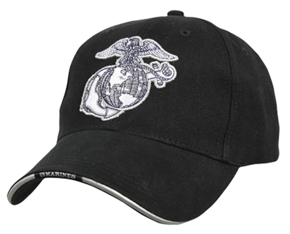 Deluxe Eagle Globe & Anchor Low Profile Cap