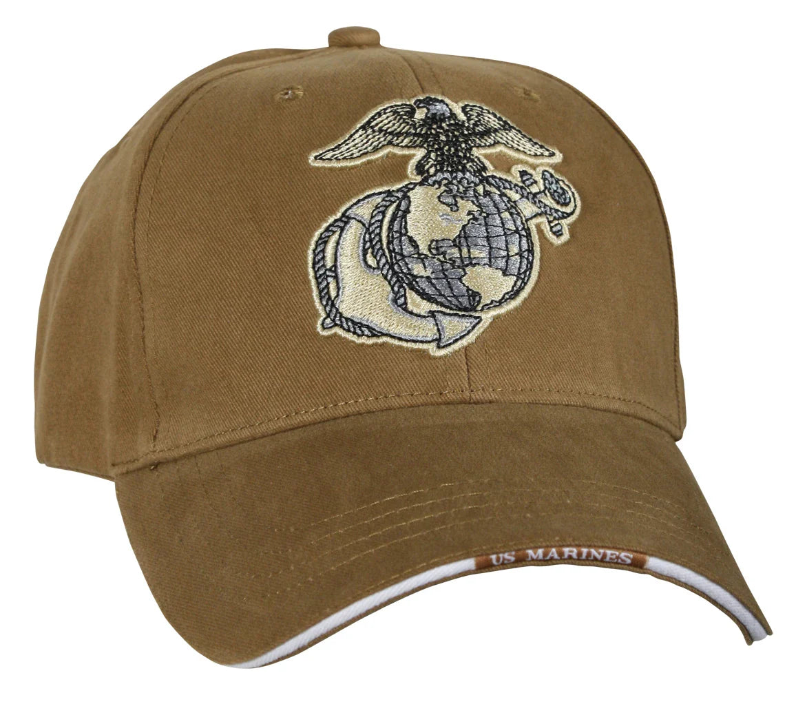 Deluxe Eagle Globe & Anchor Low Profile Cap