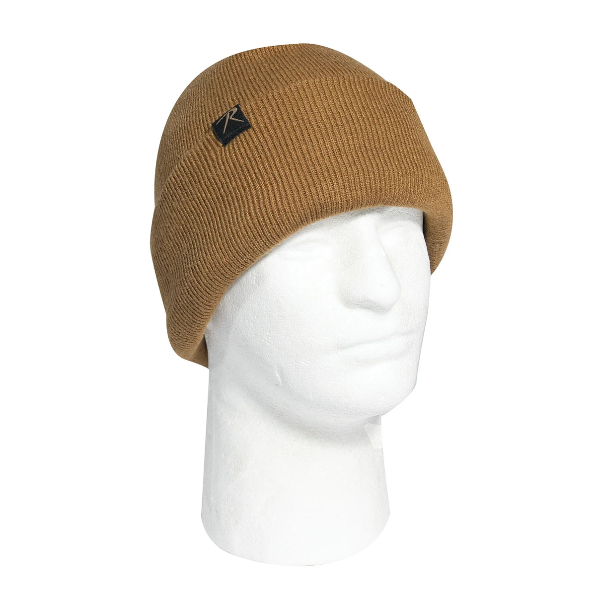 Deluxe Fine Knit Fleece-lined Watch Cap - Coyote Brown