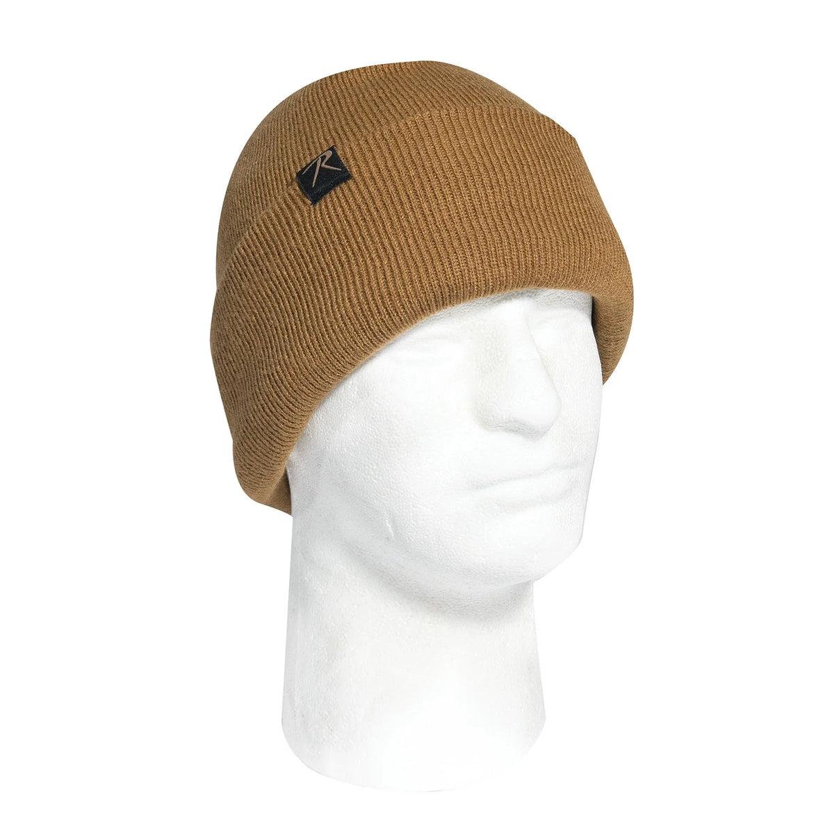 Deluxe Fine Knit Sherpa-lined Watch Cap - Coyote Brown