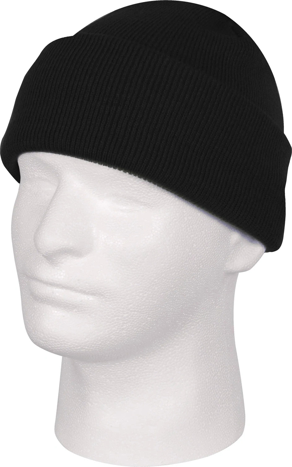 Deluxe Fine Knit Watch Cap - Black