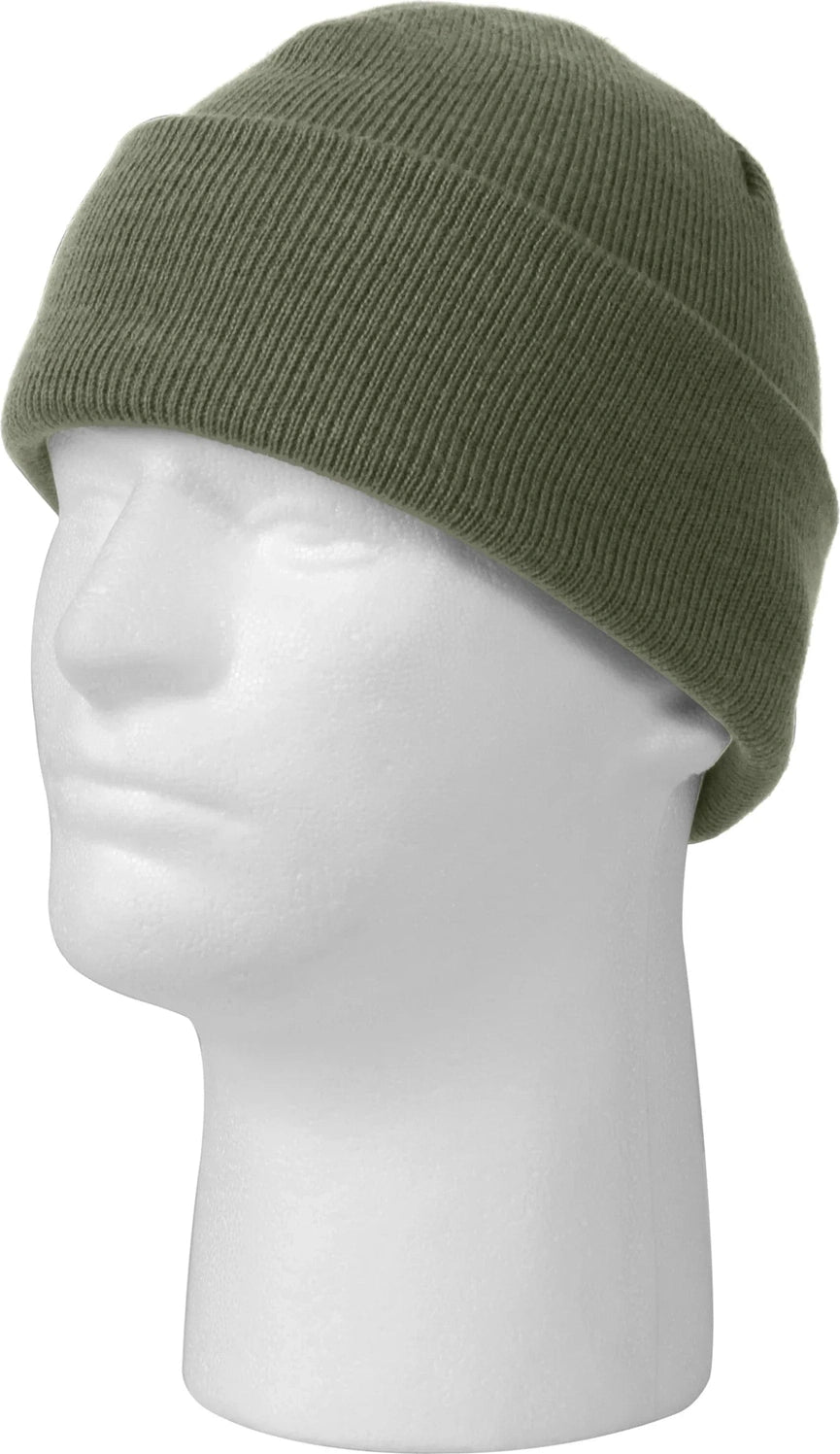 Deluxe Fine Knit Watch Cap - Foliage Green
