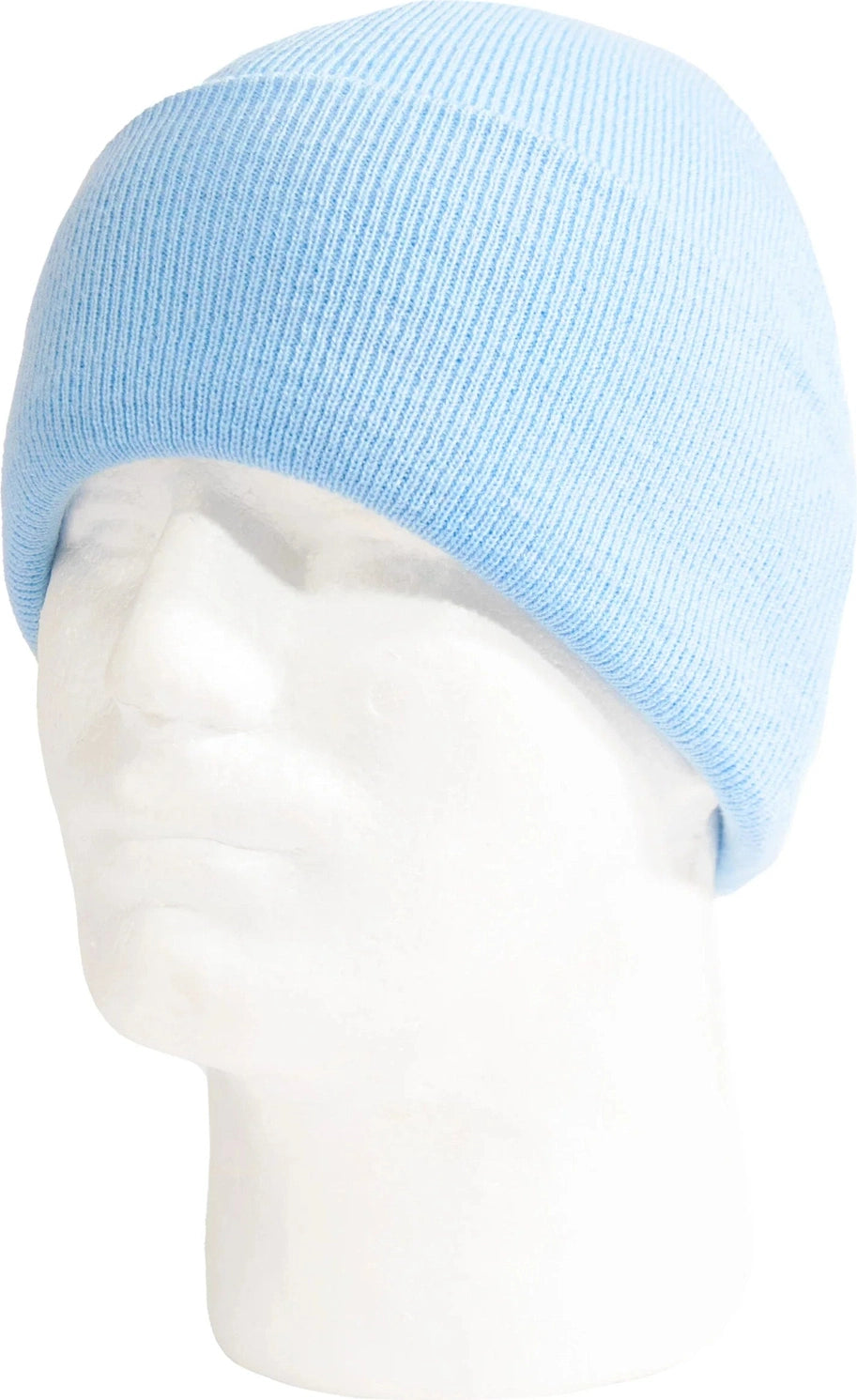 Deluxe Fine Knit Watch Cap - Light Blue