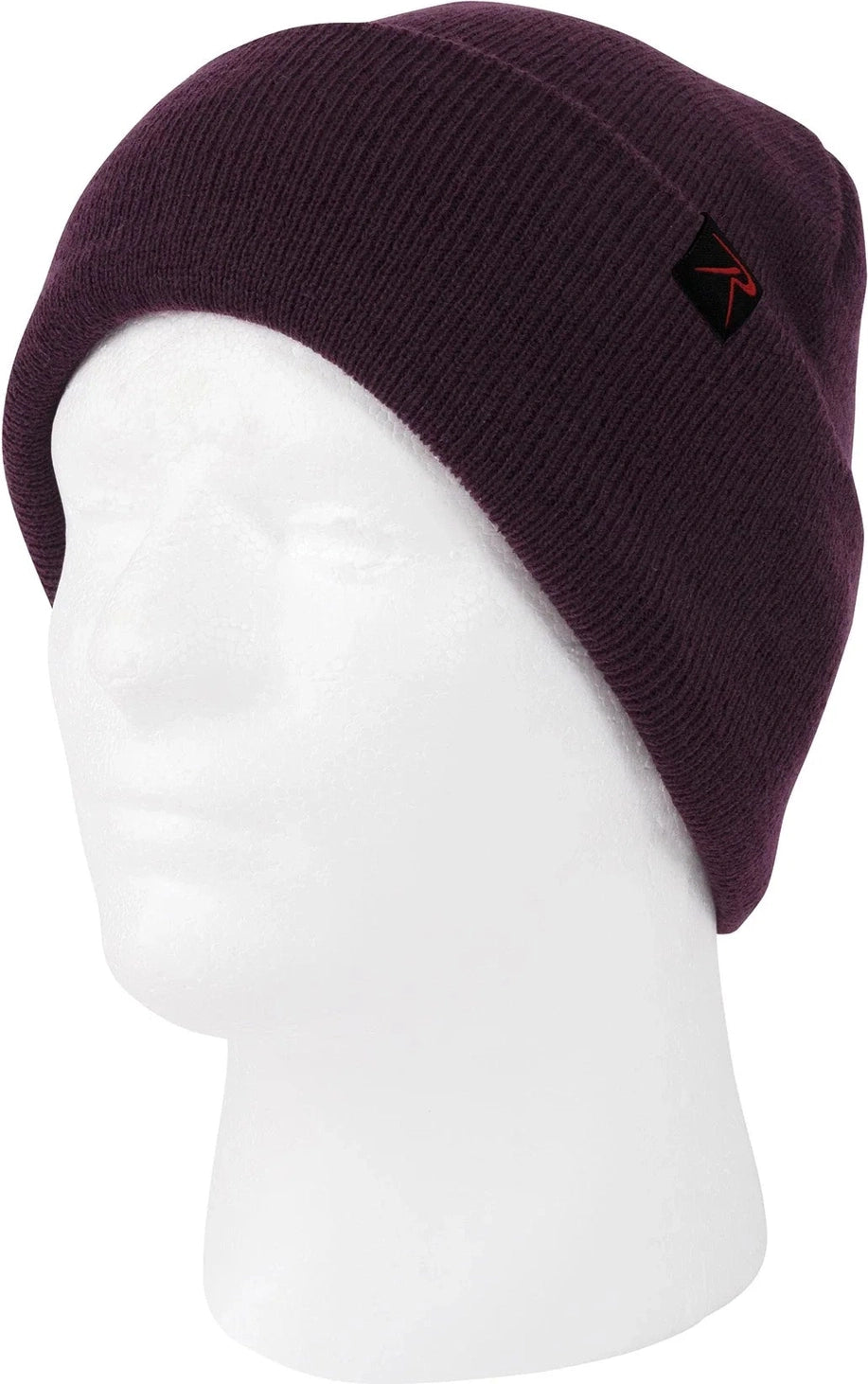 Deluxe Fine Knit Watch Cap - Maroon