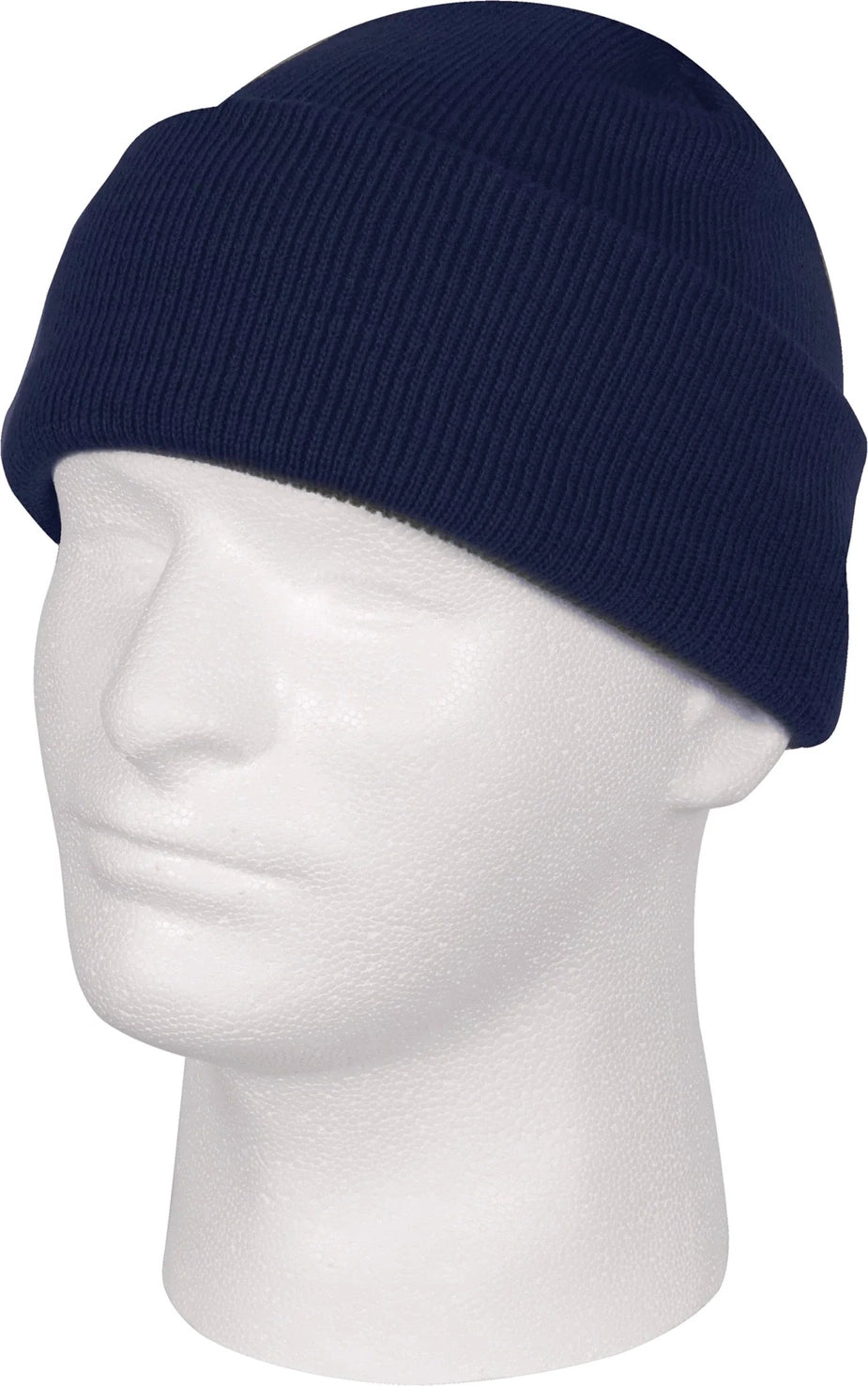 Deluxe Fine Knit Watch Cap - Navy Blue