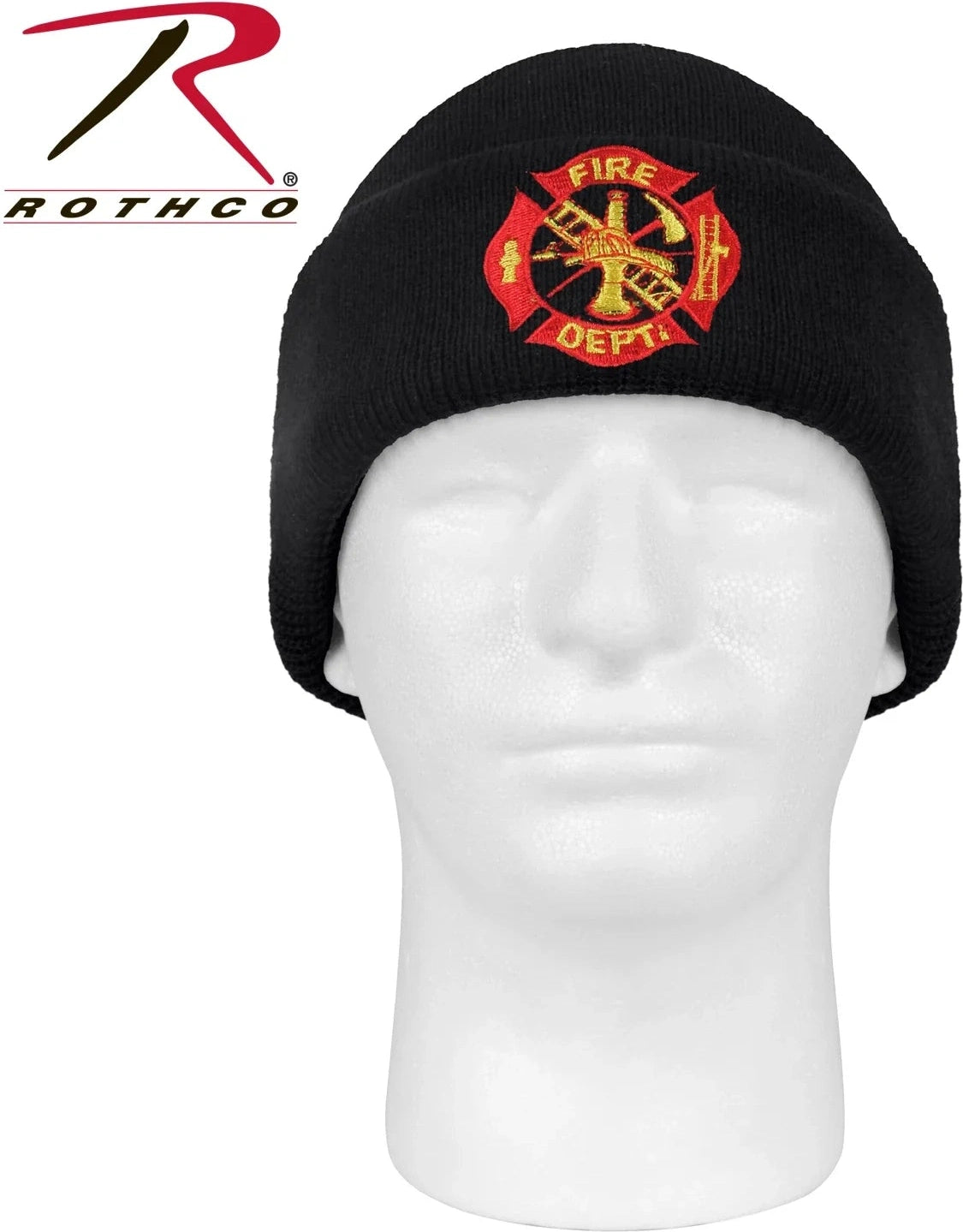 Deluxe Fire Department Embroidered Watch Cap