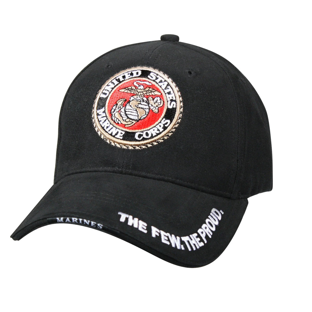 Deluxe Low Profile Cap with Usmc Eagle Globe & Anchor Logo