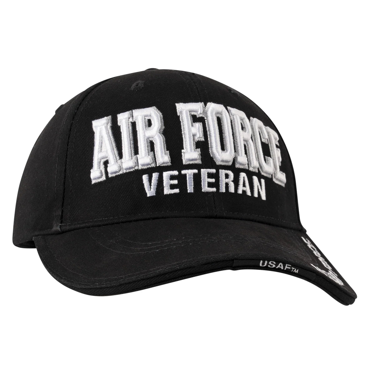 Deluxe Low Profile Military Branch Veteran Cap