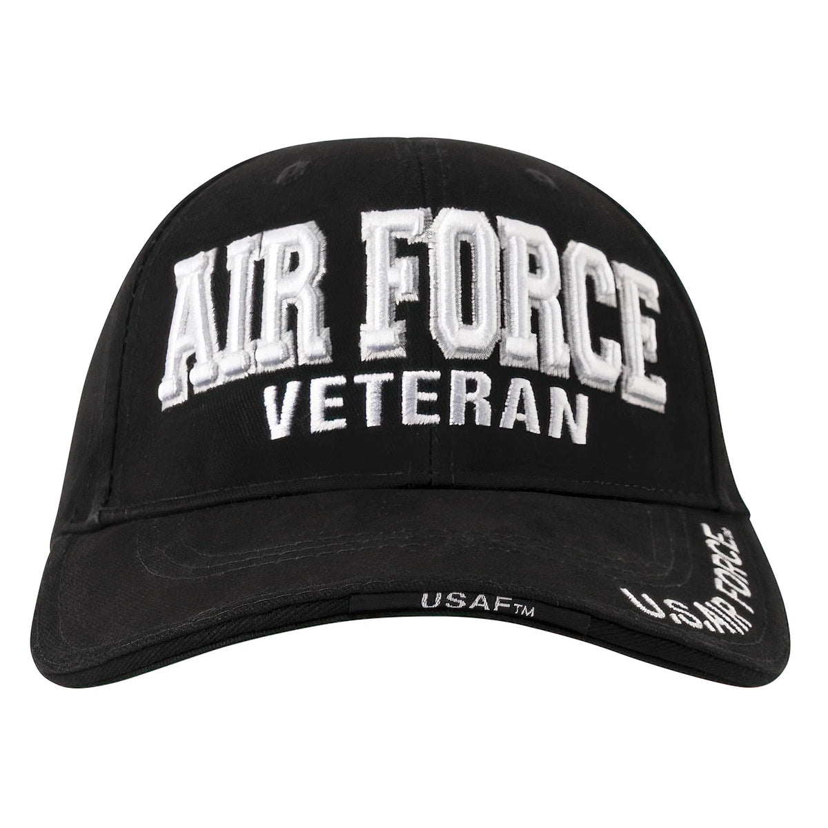 Deluxe Low Profile Military Branch Veteran Cap