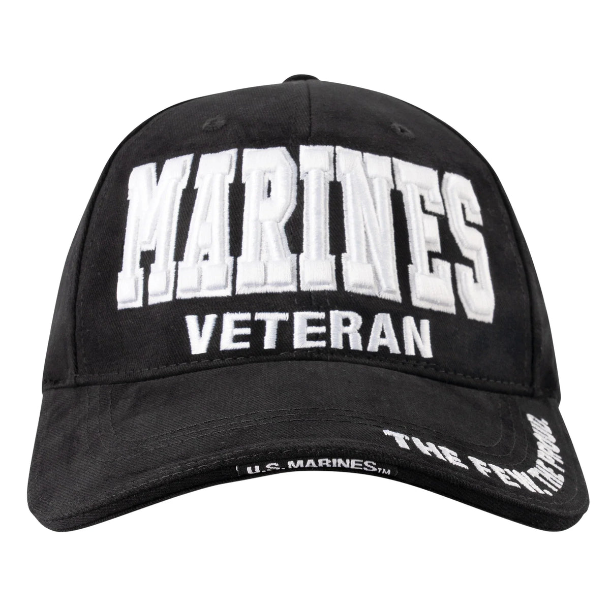 Deluxe Low Profile Military Branch Veteran Cap
