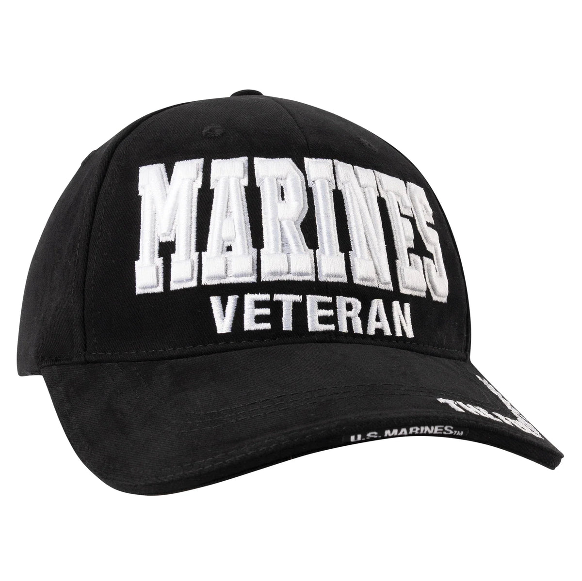 Deluxe Low Profile Military Branch Veteran Cap