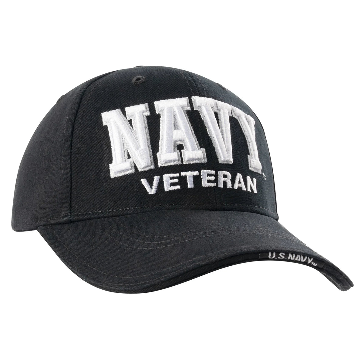 Deluxe Low Profile Military Branch Veteran Cap