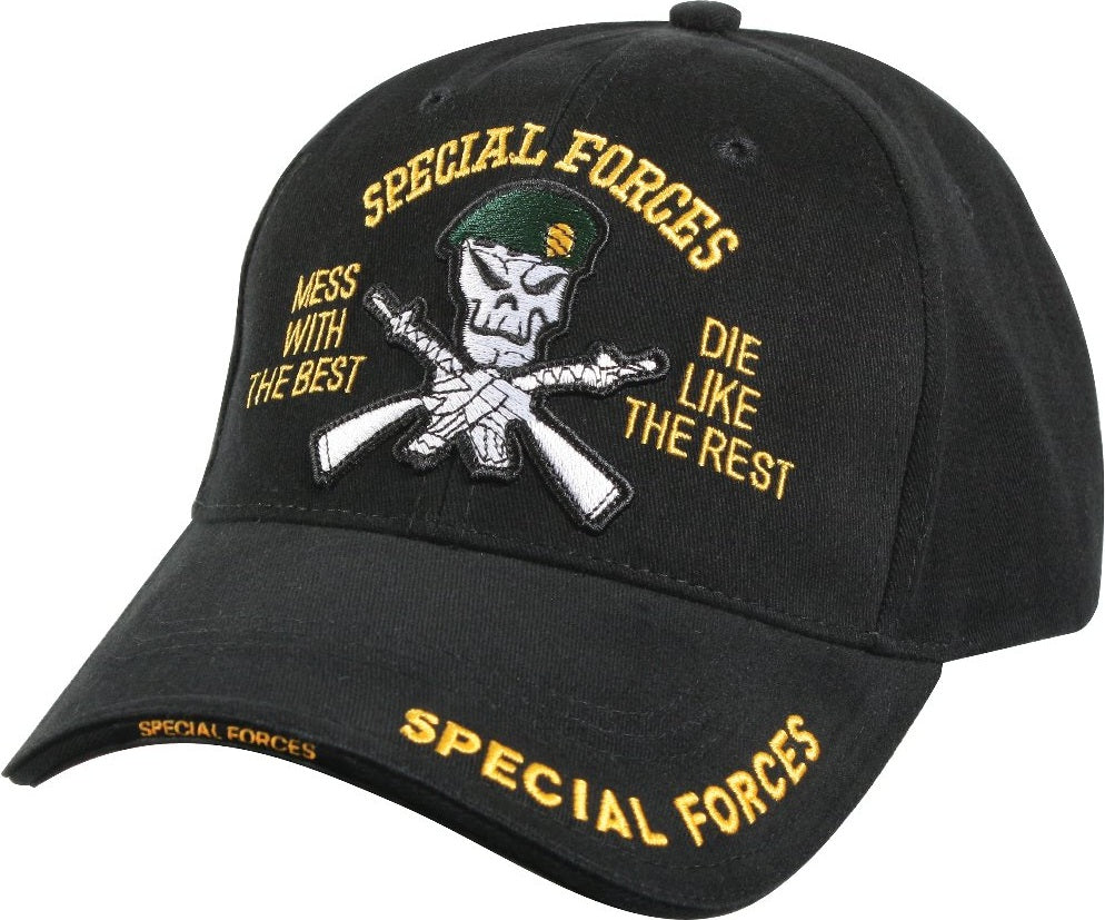 Deluxe Low Profile Special Forces Insignia Cap