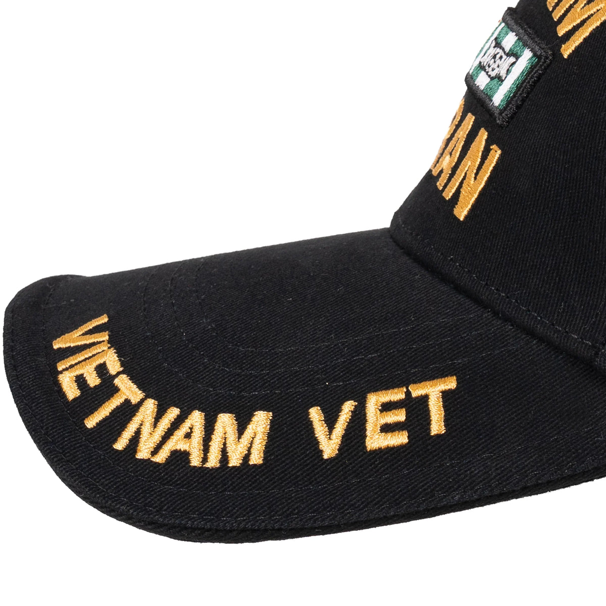 Deluxe Low Profile Vietnam Veteran Insignia Cap