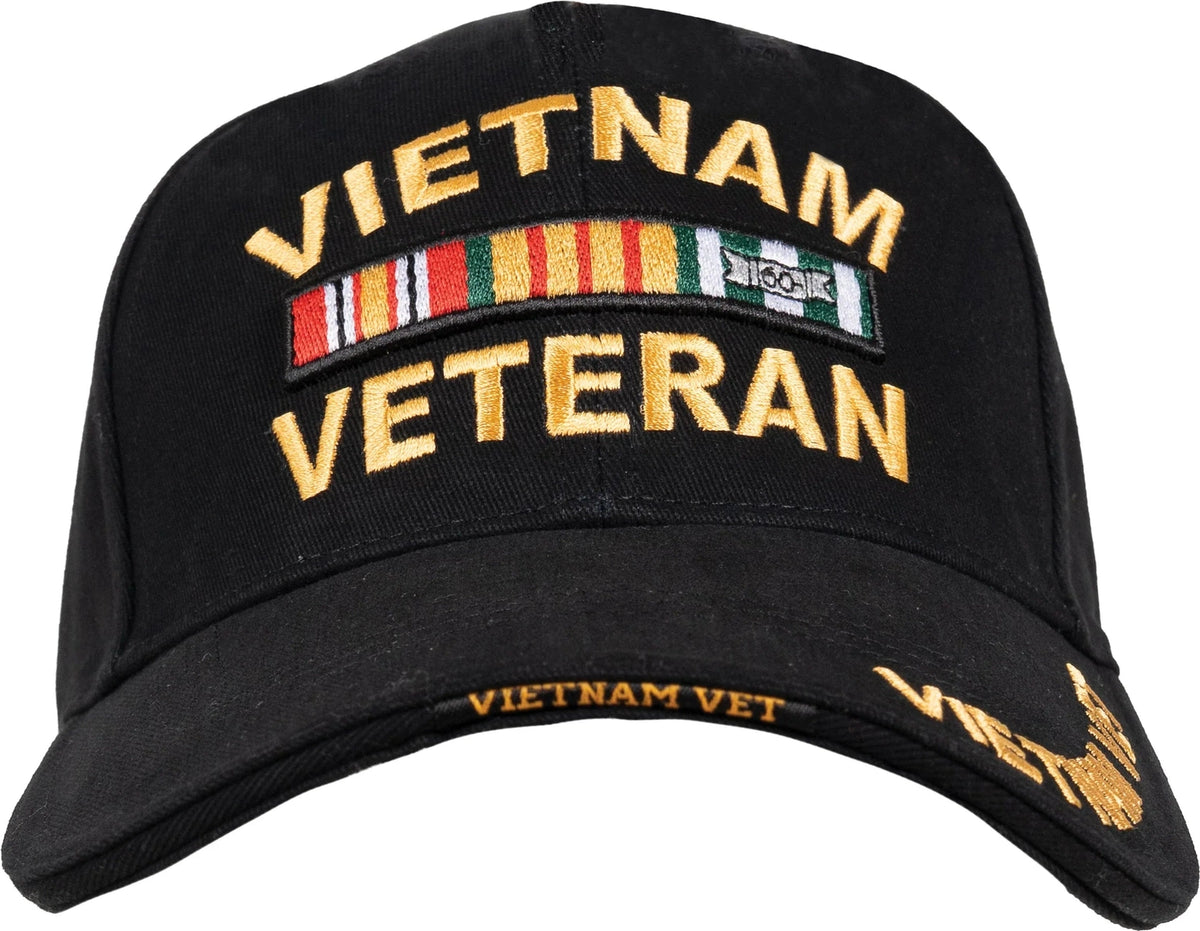 Deluxe Low Profile Vietnam Veteran Insignia Cap