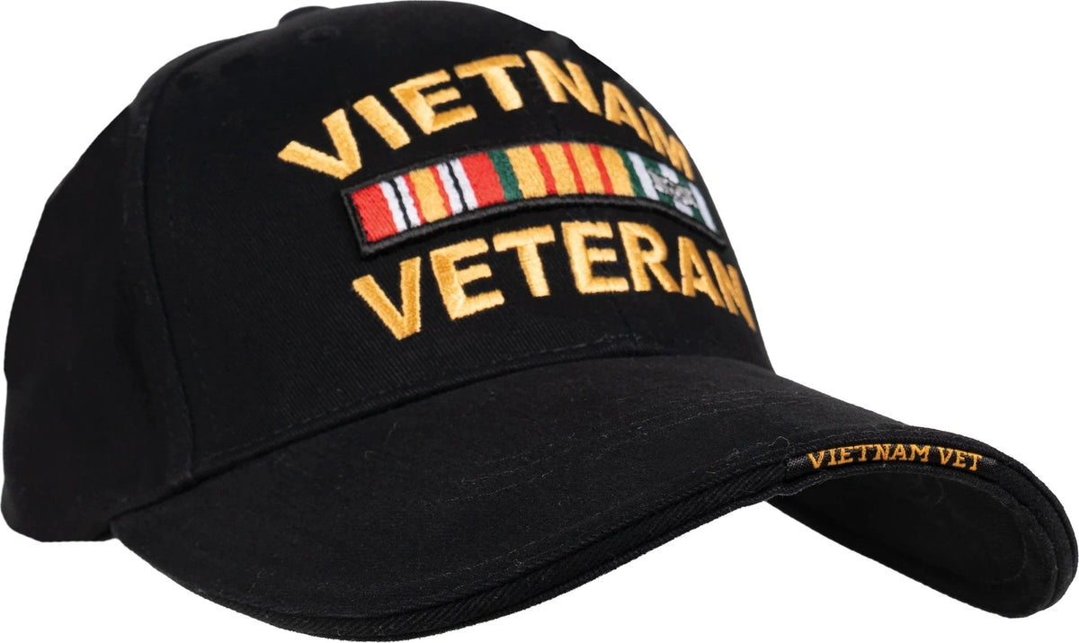 Deluxe Low Profile Vietnam Veteran Insignia Cap