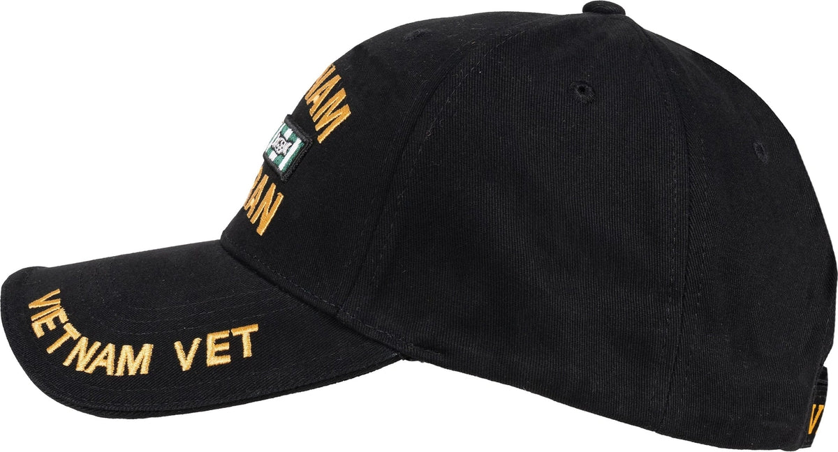 Deluxe Low Profile Vietnam Veteran Insignia Cap