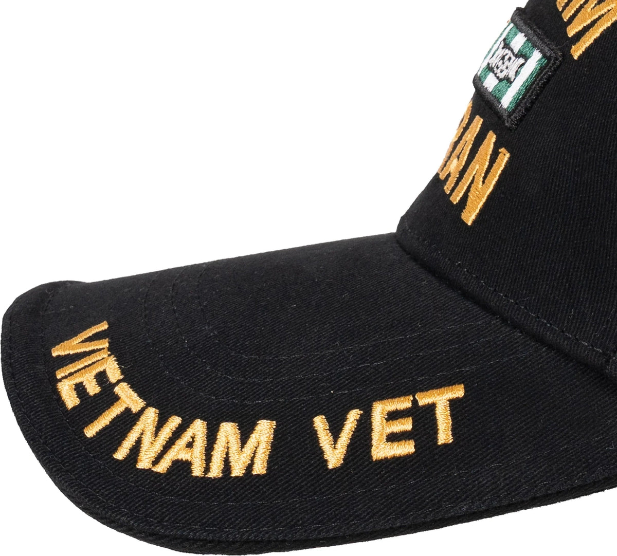 Deluxe Low Profile Vietnam Veteran Insignia Cap