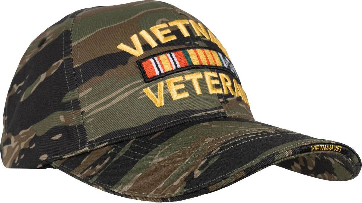 Deluxe Low Profile Vietnam Veteran Insignia Cap