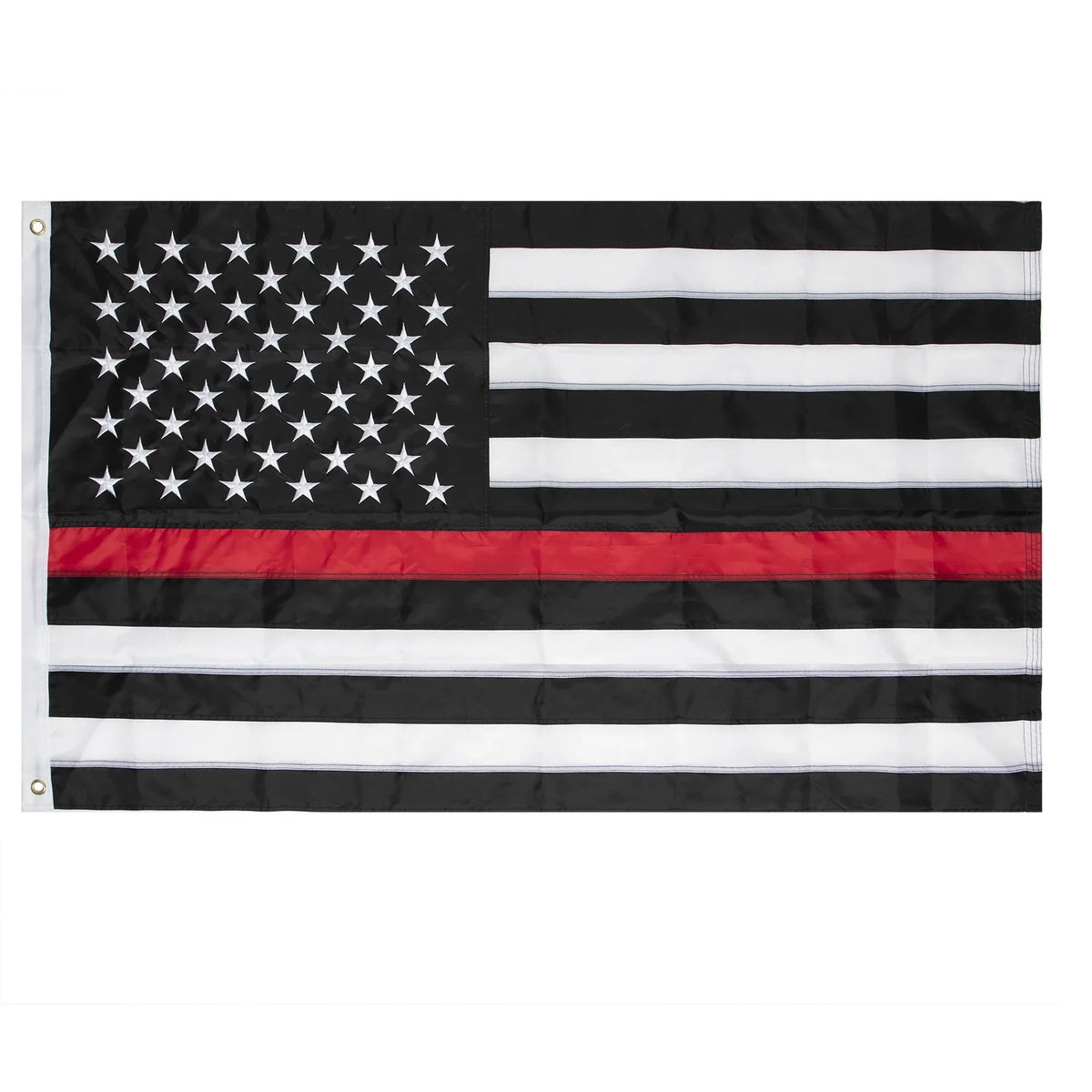 Deluxe Thin Red Line Flag / 3’ x 5’