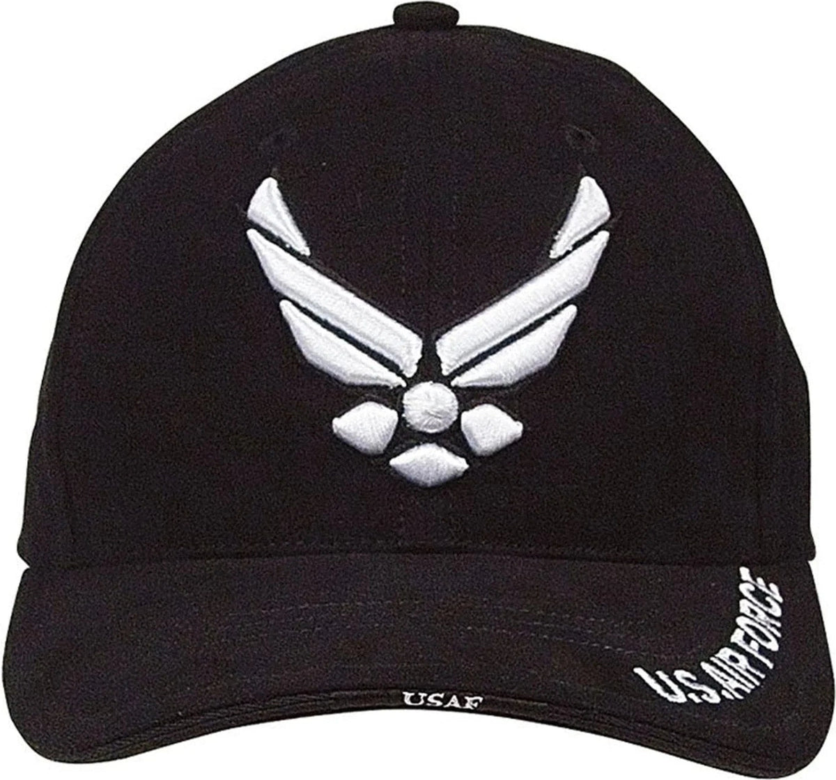 Deluxe U.s. Air Force Wing Low Profile Insignia Cap