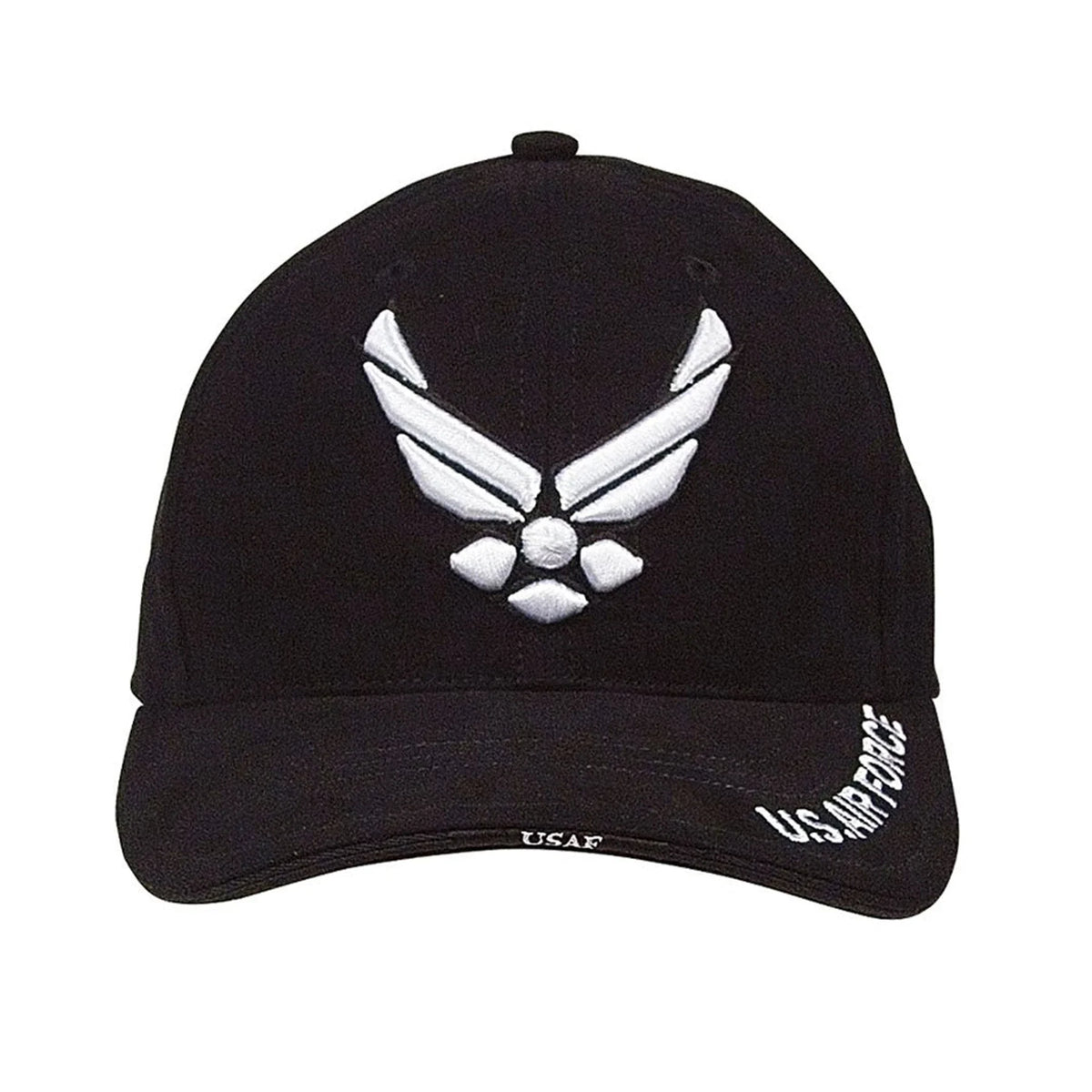 Deluxe U.s. Air Force Wing Low Profile Insignia Cap