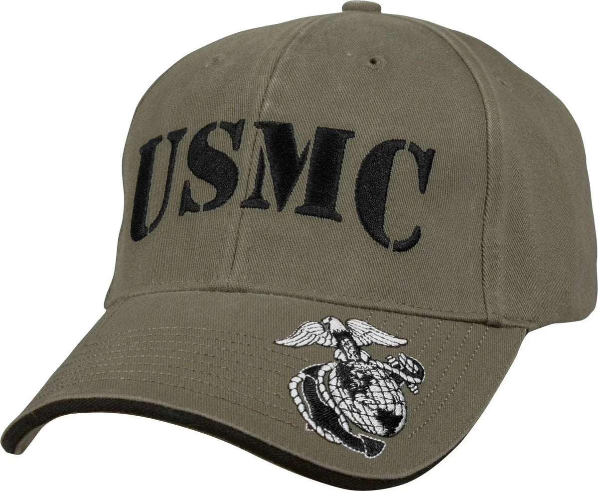 Deluxe Vintage Usmc Embroidered Low Pro Cap