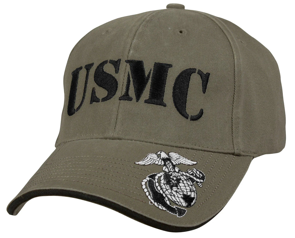 Deluxe Vintage Usmc Embroidered Low Pro Cap