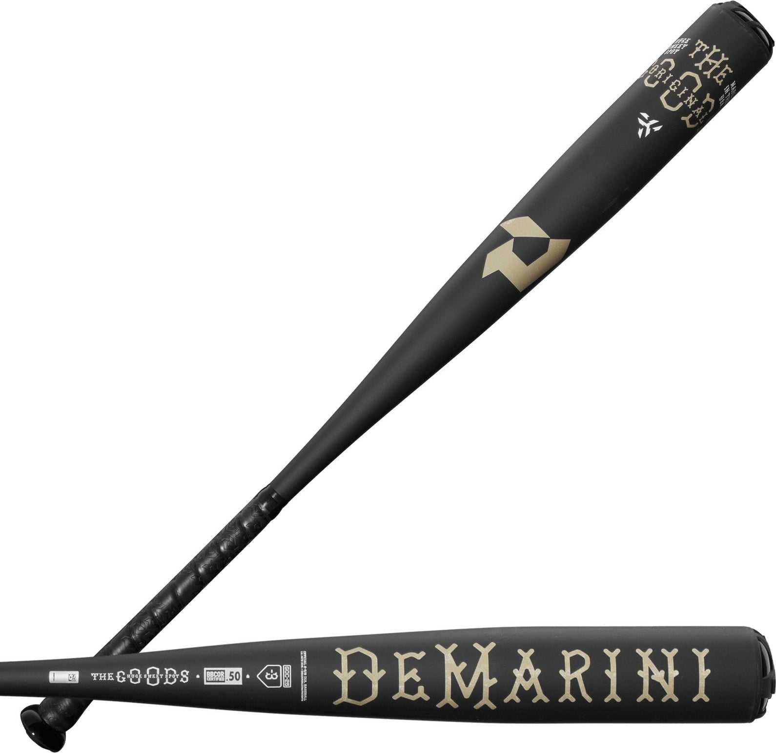 Demarini 2025 the Goods one Piece (-3) Bbcor Bat Wbd2529010 - Black Charcoal