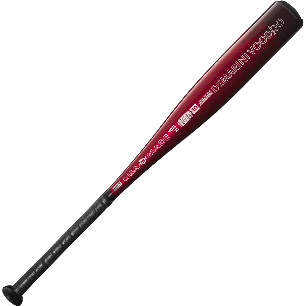 Demarini 2025 Voodoo one (10) Usssa Bat Wbd2538010 Black Cardinal