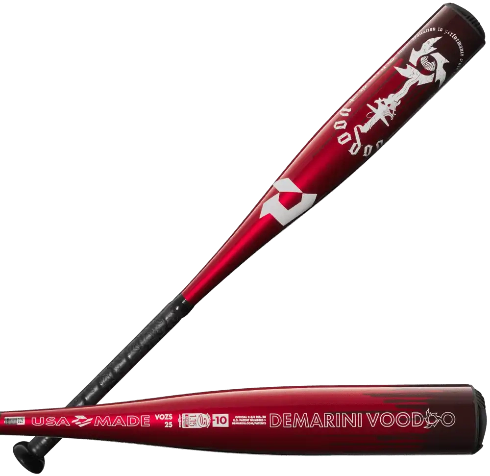 Demarini 2025 Voodoo one (10) Usssa Bat Wbd2538010 Black Cardinal