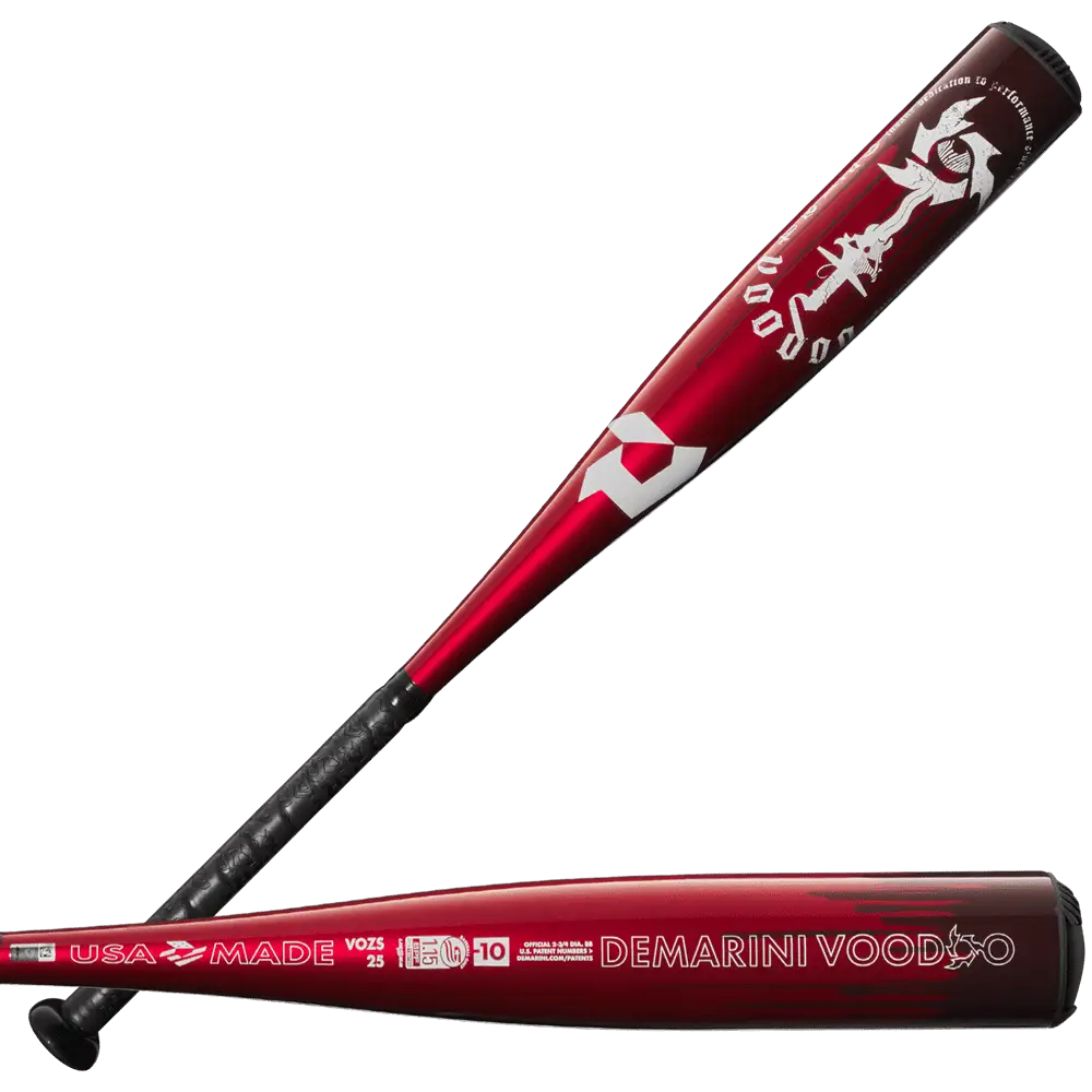 Demarini 2025 Voodoo one (-10) Usssa Bat Wbd2538010 - Black Cardinal