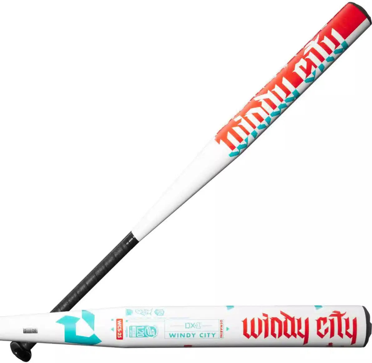 Demarini 2025 Windy City Slowpitch Softball Bat Wbd2521010 - Black White Orange