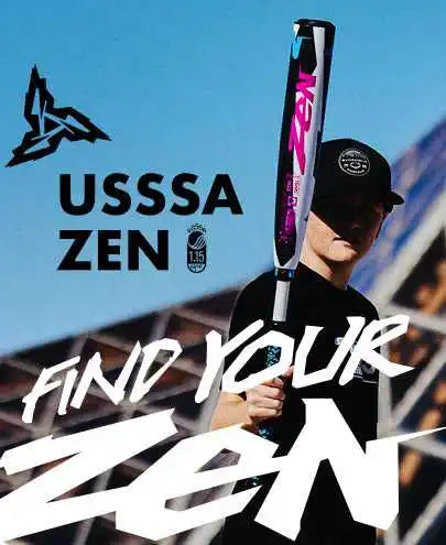 Demarini 2025 Zen (-10) Usssa Bat Wbd2532010 - Black White