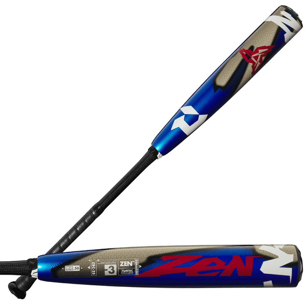 Demarini 2025 Zen (-3) Bbcor Bat Wbd2525010 - Black Blue Red