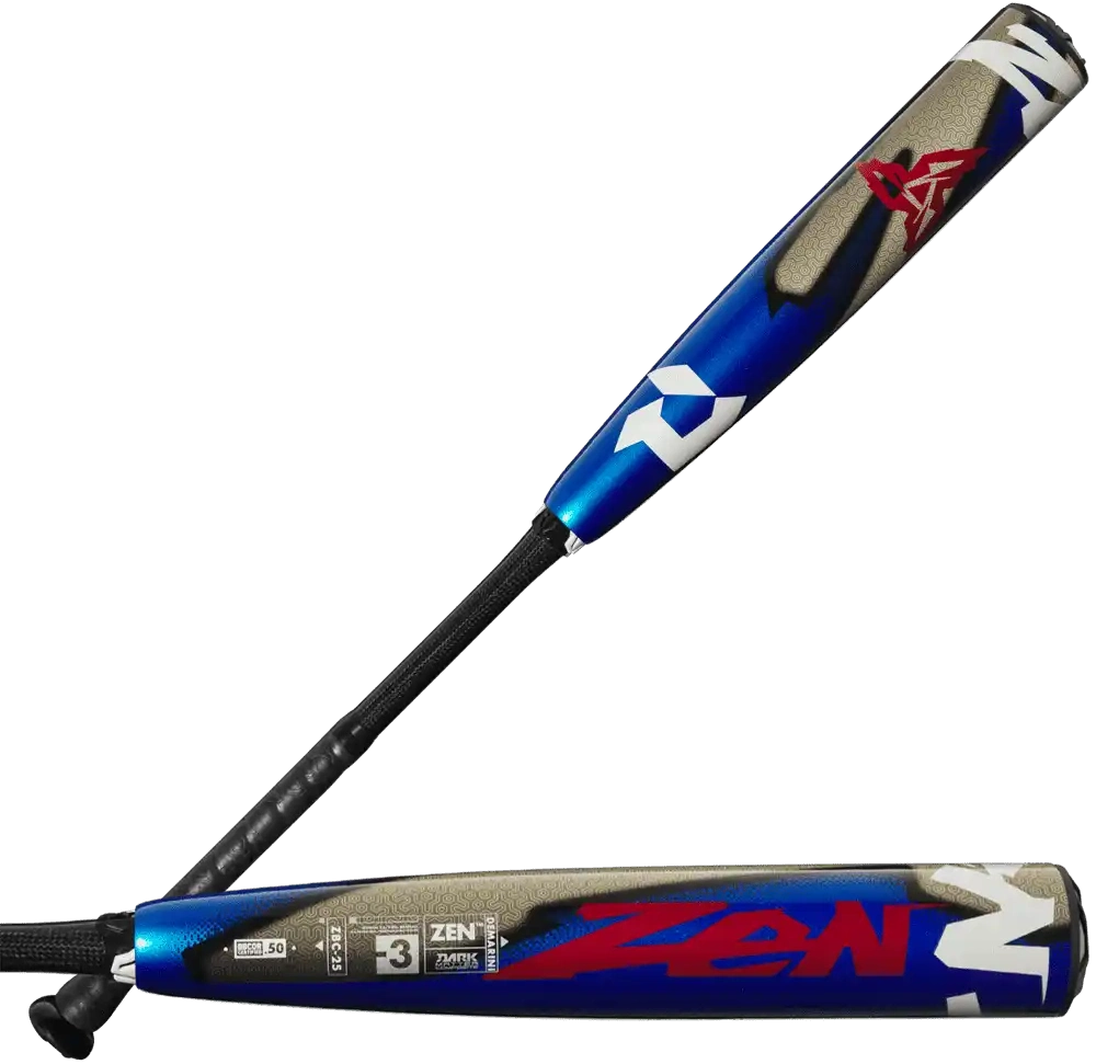 Demarini 2025 Zen (-3) Bbcor Bat Wbd2525010 - Black Blue Red