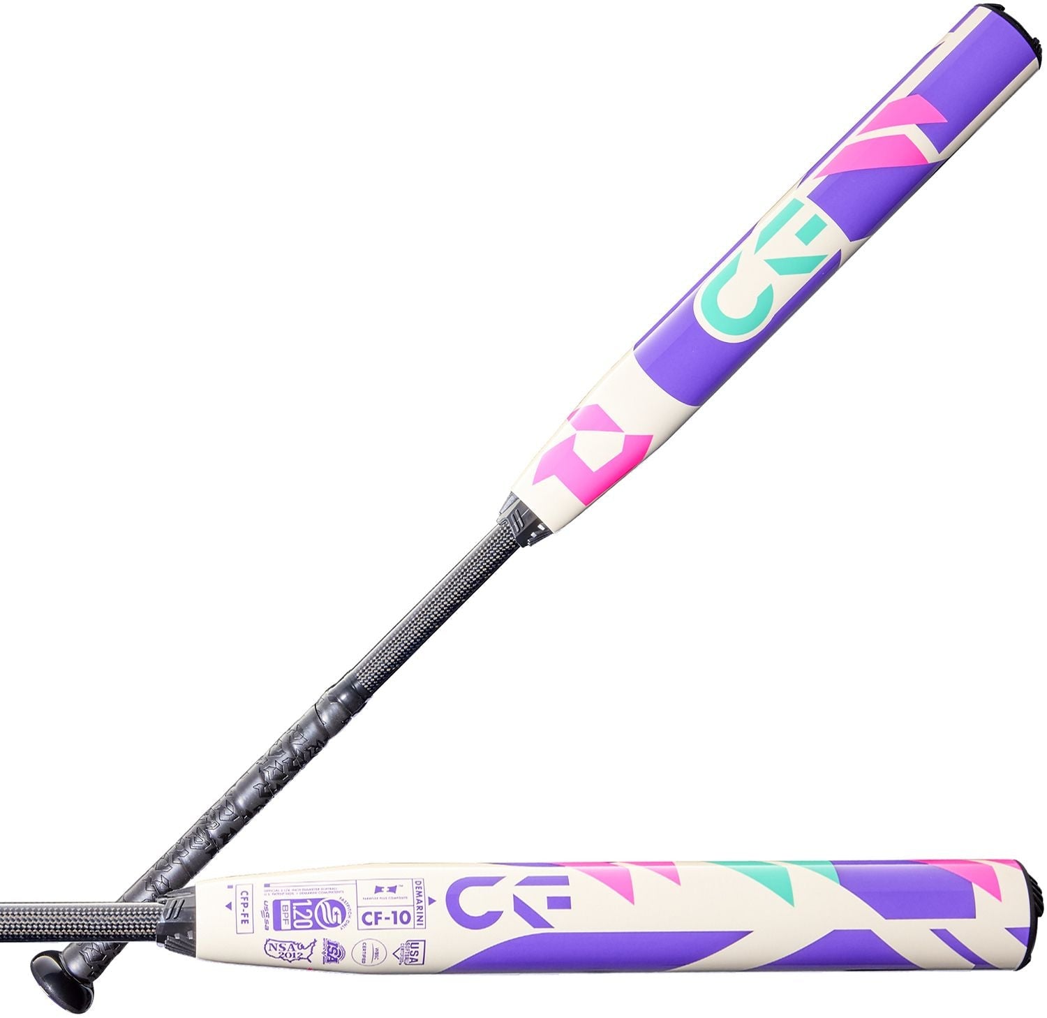 Demarini 2026 Cf (-10) Fastpitch Softball Bat Wbd2631010 - Purple Pink Mint