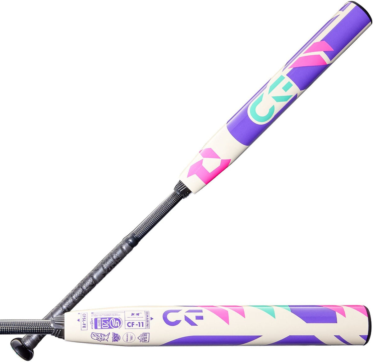 Demarini 2026 Cf (-11) Fastpitch Softball Bat Wbd2630010 - Purple Pink Mint