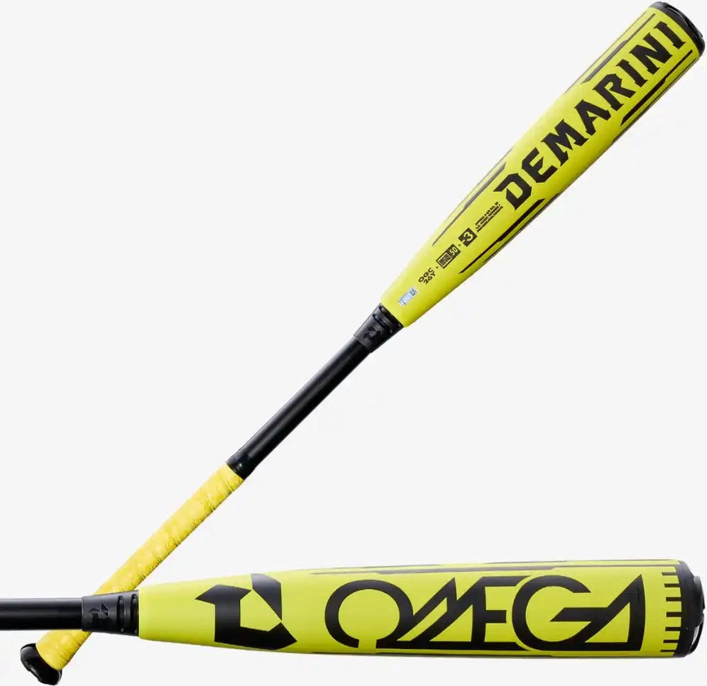 Demarini 2026 Omeg Electric Yellow (-3) Bbcor Bat Wbd2635010 - Black