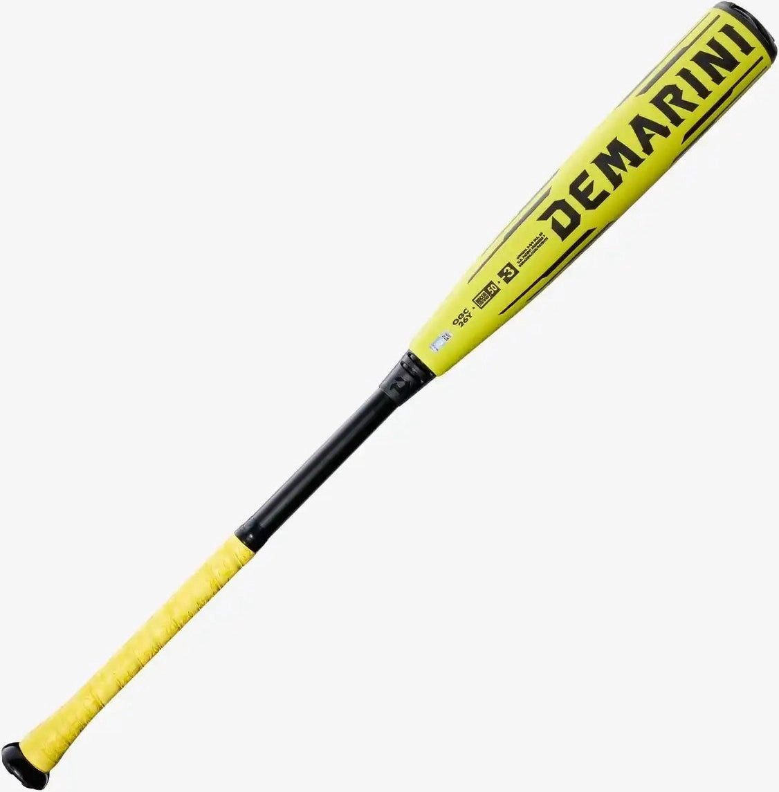 Demarini 2026 Omeg Electric Yellow (-3) Bbcor Bat Wbd2635010 - Black