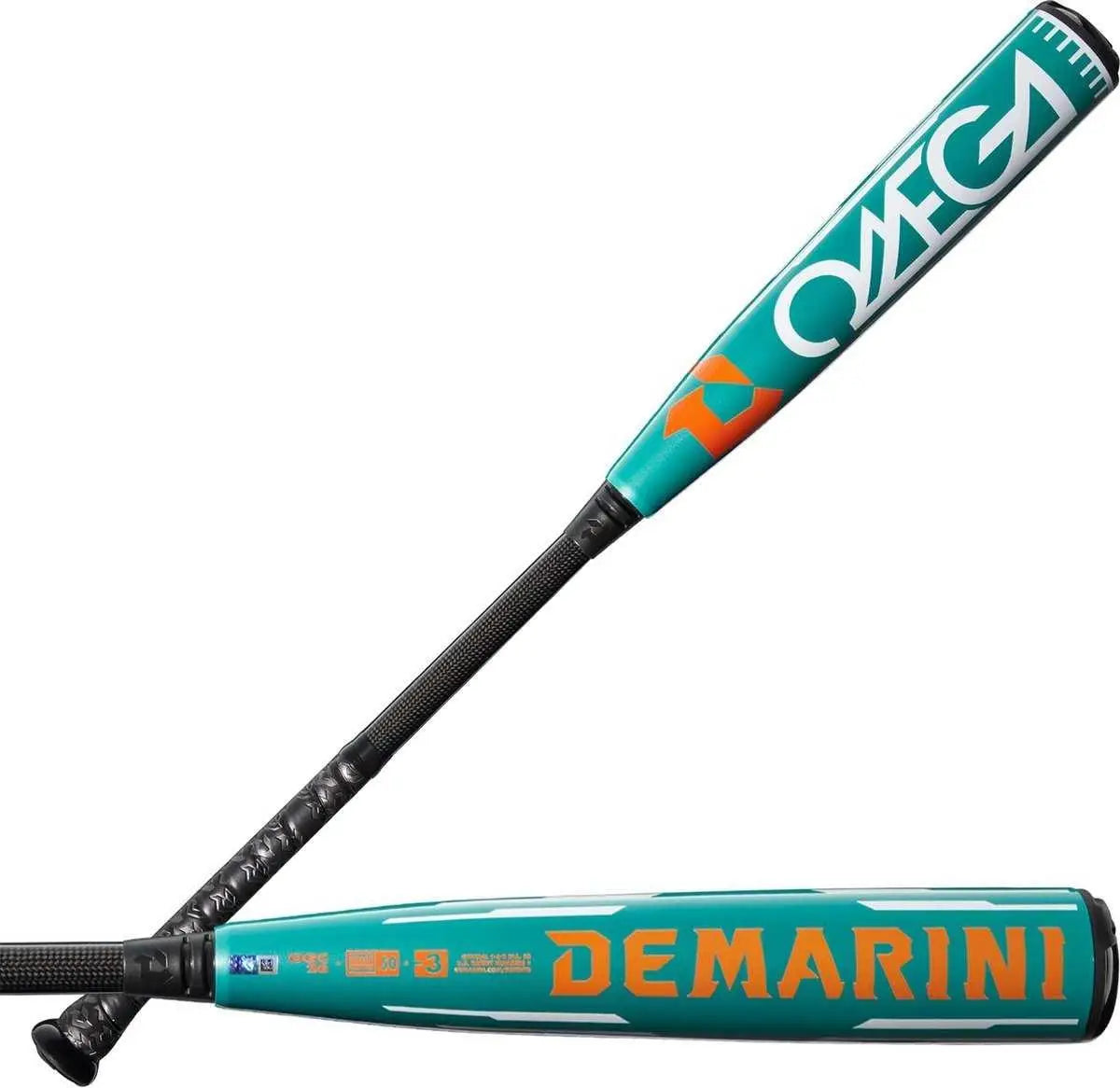 Demarini 2026 Omega (-3) Bbcor Bat Wbd2586010 - Black Teal