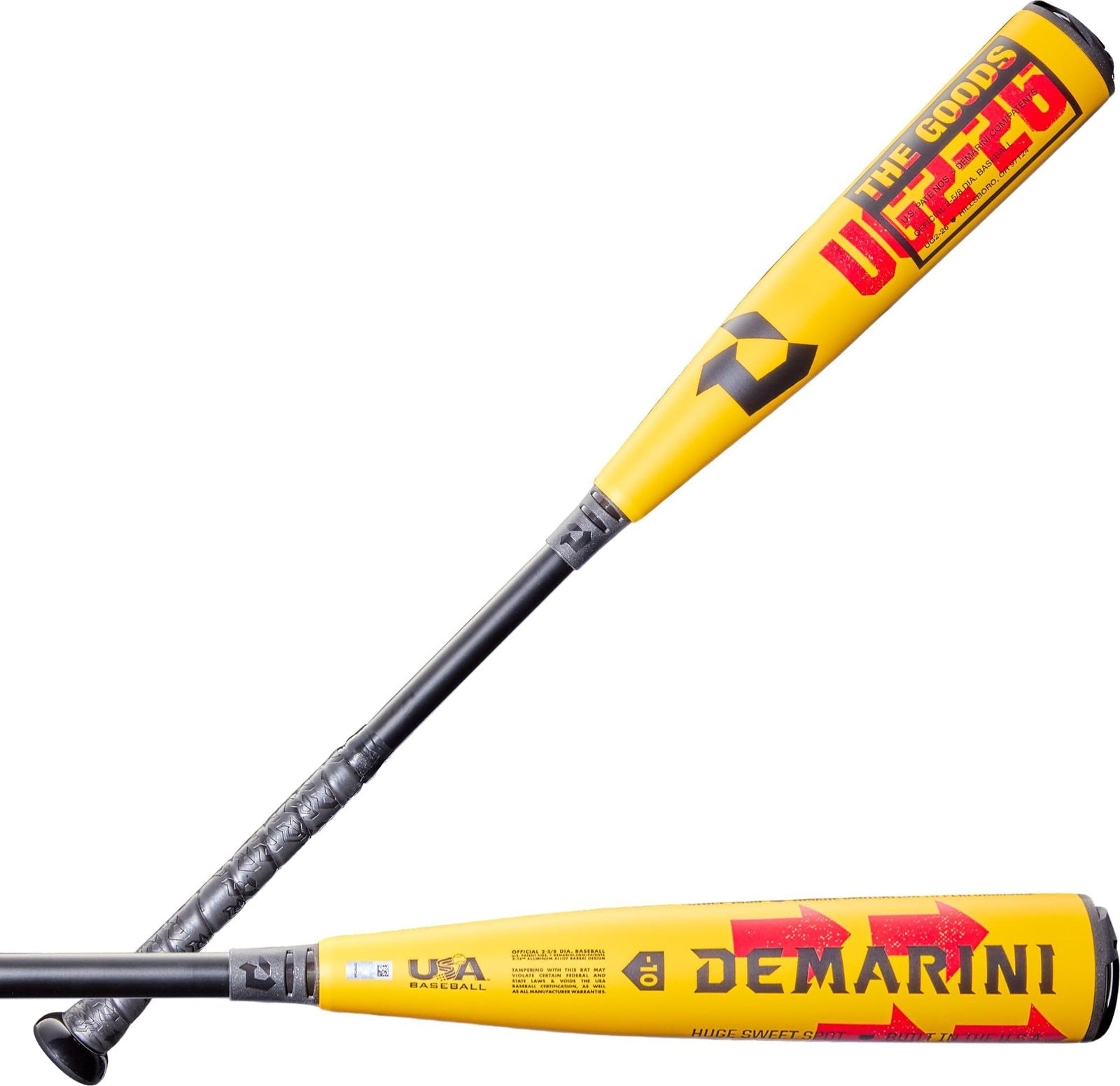 Demarini 2026 the Goods (-10) Usa Baseball Bat Wbd2601010 - Black Gold Red