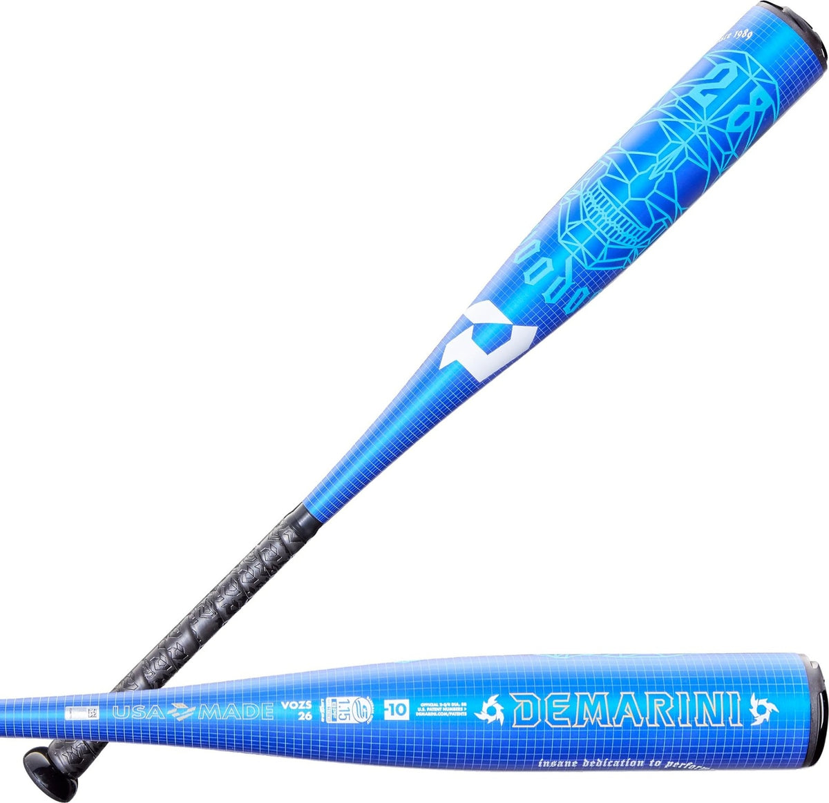 Demarini 2026 Voodoo one (-10) 2 3/4’’ Usssa Baseball Bat Wbd2597010 - Black Royal