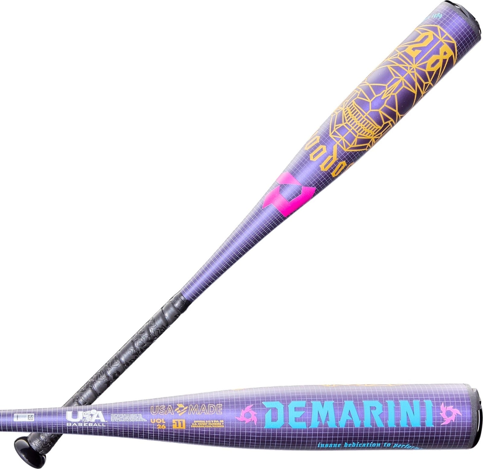 Demarini 2026 Voodoo one (-11) Usa Baseball Bat Wbd2602010 - Black