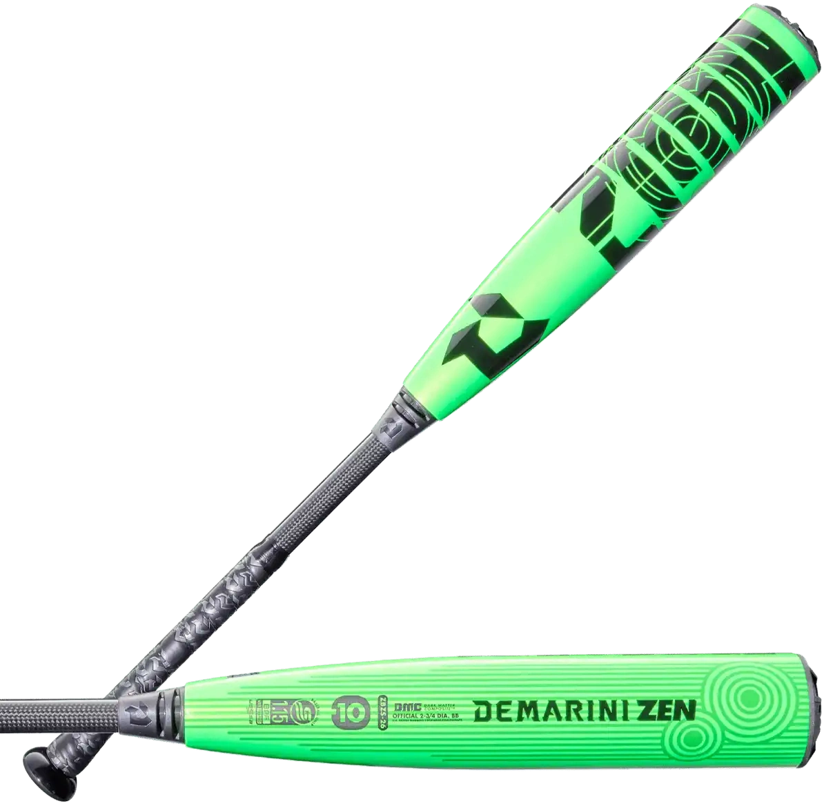 Demarini 2026 Zen (-10) Usssa Bat Wbd2591010 - Green Black