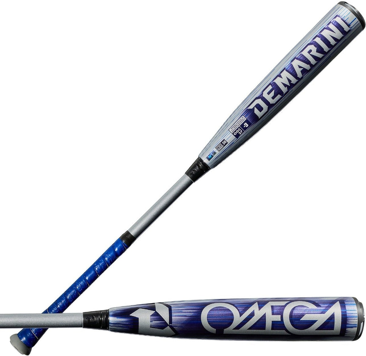 Demarini 2027 Omega (-3) Bbcor Bat Wbd2702010 - Black Dark Gray